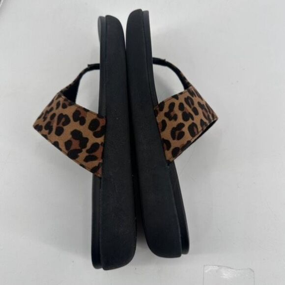 New Centro Point Women’s Leopard Flip Flop Platform Size 7.5 - Picture 8 of 9